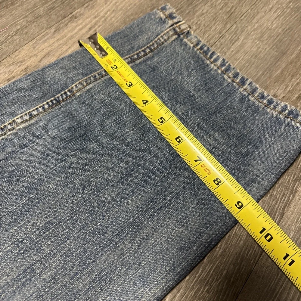 Wrangler Retro Jeans Mens 38x32 Blue Denim Slim Straight Western Workwear